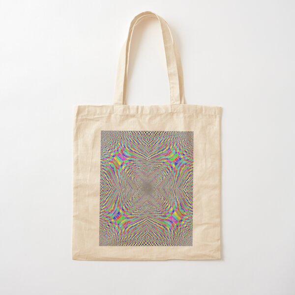 Optical illusion Concentric Circles Geometric Art - концентрические круги Cotton Tote Bag