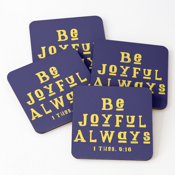 Item preview, Be Joyful Always - Inspirational Bible Verse designed and sold by ShareYourFaith.