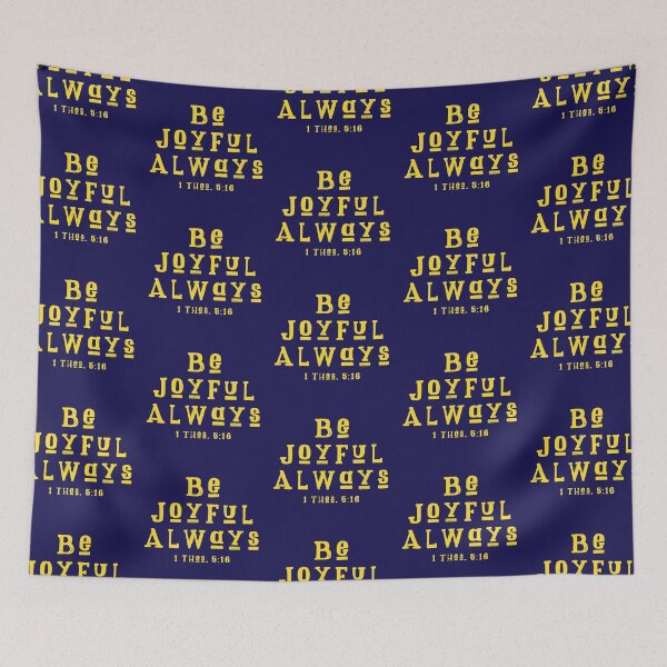 Item preview, Be Joyful Always - Inspirational Bible Verse designed and sold by ShareYourFaith.
