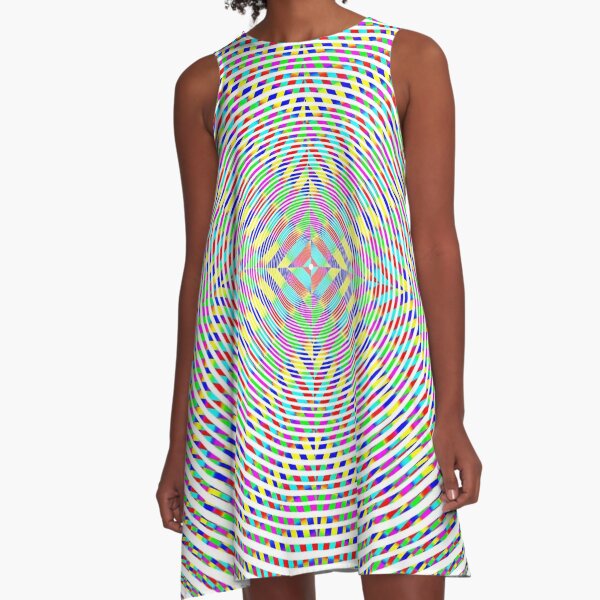 Illusion A-Line Dress