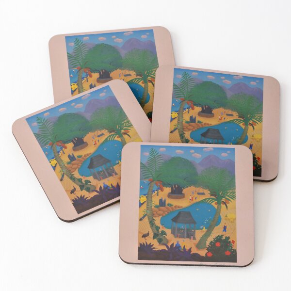 Item preview, Brampton Island vintage travel poster designed and sold by stickart-marek.