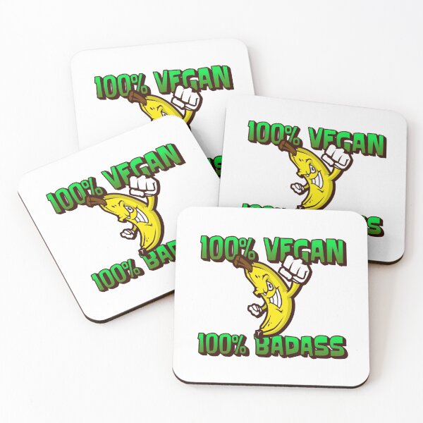 Item preview, 100% Vegan 100% Badass designed and sold by Charlie Oscar.
