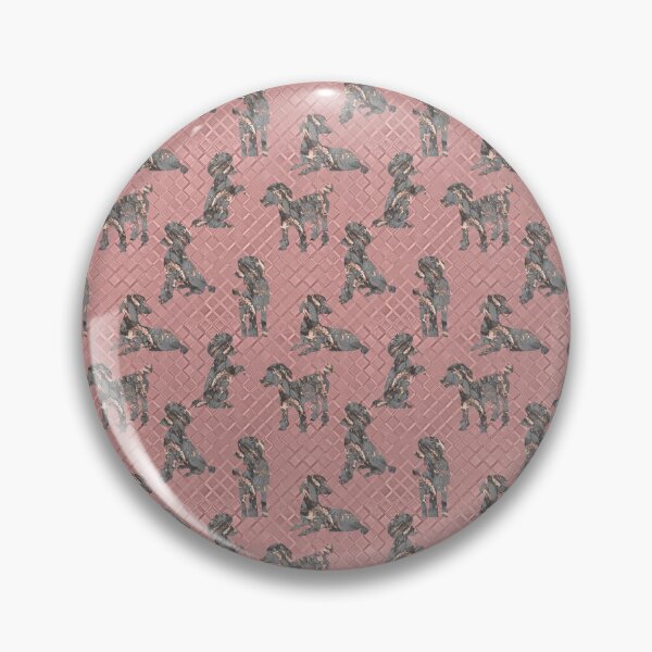Item preview, Rose Gold Marble Poodles on Rose Gold Foil  designed and sold by StardustMyHeart.