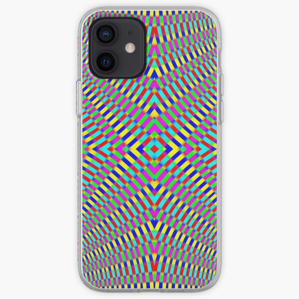 Optical illusion Concentric Circles Geometric Art - концентрические круги iPhone Soft Case