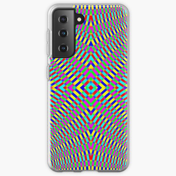 Optical illusion Concentric Circles Geometric Art - концентрические круги Samsung Galaxy Soft Case