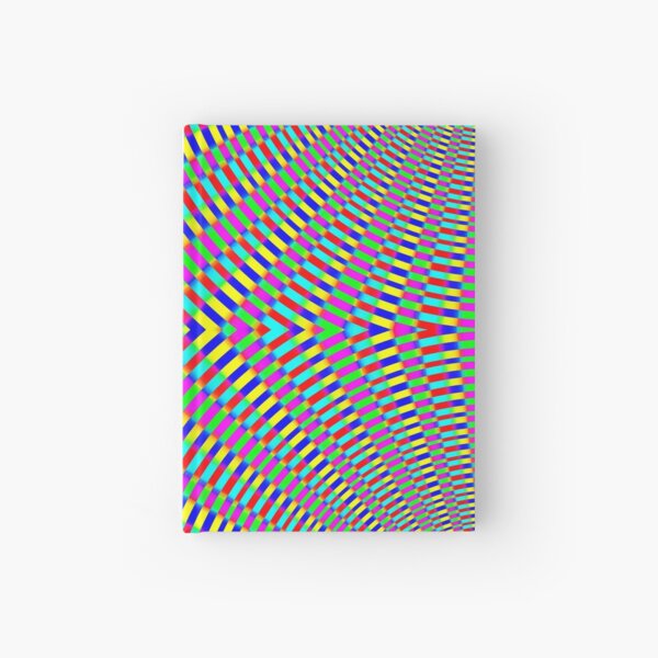 Optical illusion Concentric Circles Geometric Art - концентрические круги Hardcover Journal