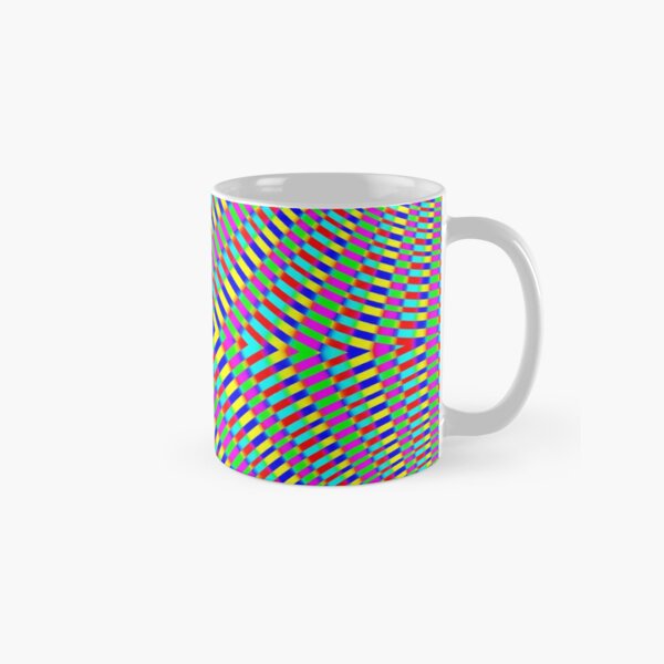 Optical illusion Concentric Circles Geometric Art - концентрические круги Classic Mug