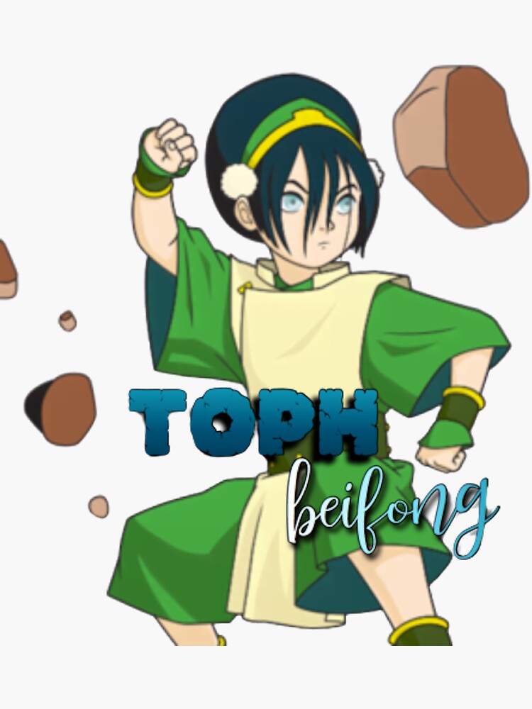 Toph Beifong Avatar The Last Airbender Sticker For Sale By Bidisbest Redbubble 7882