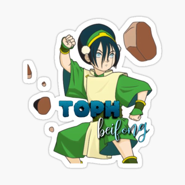 Toph Beifong Avatar The Last Airbender Sticker For Sale By Bidisbest Redbubble 6056