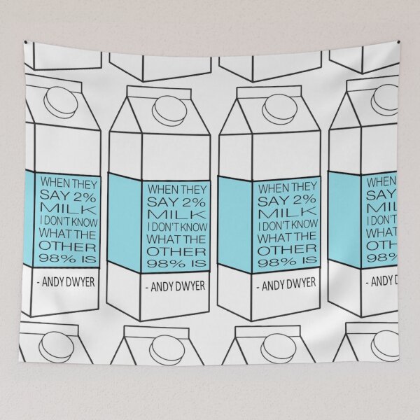 Aperçu de l'œuvre Citation sur le lait de Parks and Rec créée et vendue par CMORRISON12345.