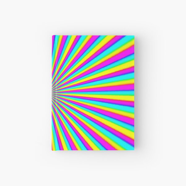 Optical illusion Concentric Circles Geometric Art - концентрические круги Hardcover Journal