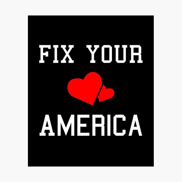 Item preview, Fix Your Heart America Shirt designed and sold by Nouni-abdo.