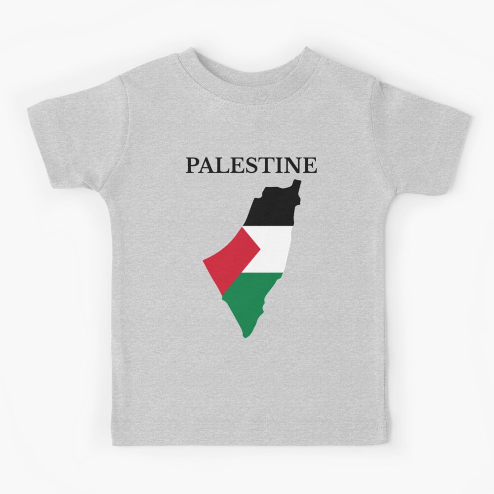 "Palestine Map Flag" Kids T-Shirt for Sale by marosharaf | Redbubble
