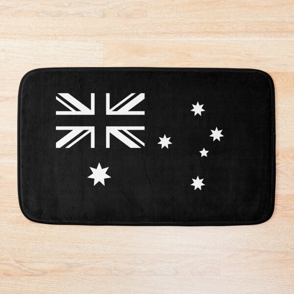 Item preview, black and white australia flag designed and sold by Starstacks.