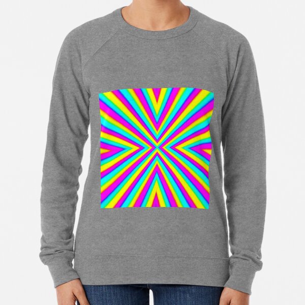 Optical illusion Concentric Circles Geometric Art - концентрические круги Lightweight Sweatshirt
