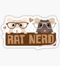 RAT NERD (Self proclaimed expert about RATS) Sticker