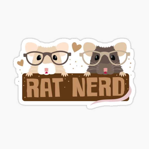 Item preview, RAT NERD (Self proclaimed expert about RATS) designed and sold by jazzydevil.