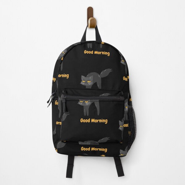 Item preview, Good Morning. Scary Cat. Funny designed and sold by shirtdan.