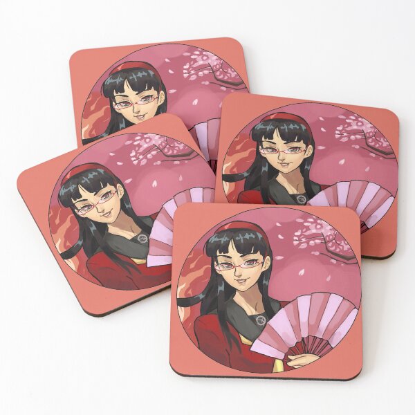 Item preview, Persona 4 -- Yukiko Icon (Glasses) designed and sold by JumboManMerch.