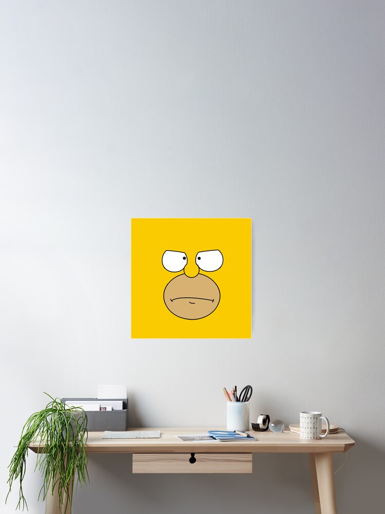 Thumbnail 1 of 3, Poster, Homer Face designed and sold by Tiagojj.