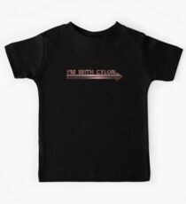 I'm With Cylon Kids Tee