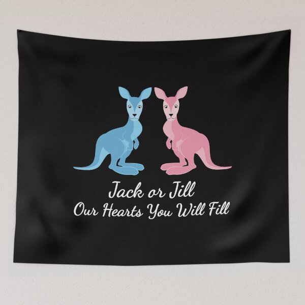 Item preview, Kangaroo Theme Gender Reveal Jack Or Jill product designed and sold by jakehughes2015.