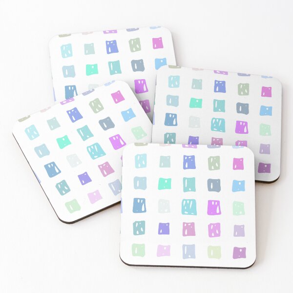 Item preview, Square Chalks Colorful Seamless Pattern designed and sold by ShareYourFaith.