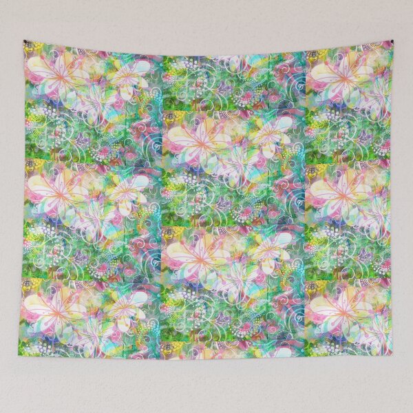 Aperçu de l'œuvre Joyful Flowers par Jan Marvin créée et vendue par Jan Marvin Art Studio.