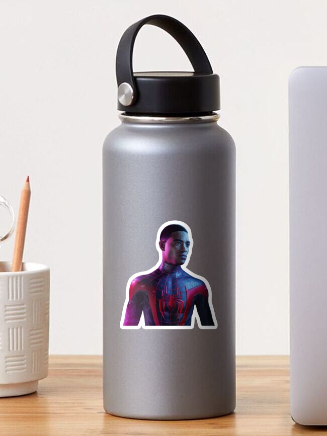 Marvel Spider-Man Miles Morales Mask Water Bottle