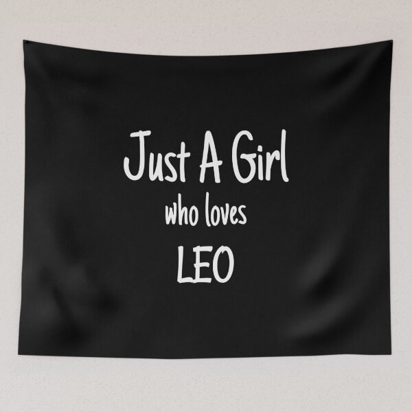 Item preview, Funny Just A Girl Who Loves Leo design designed and sold by jakehughes2015.