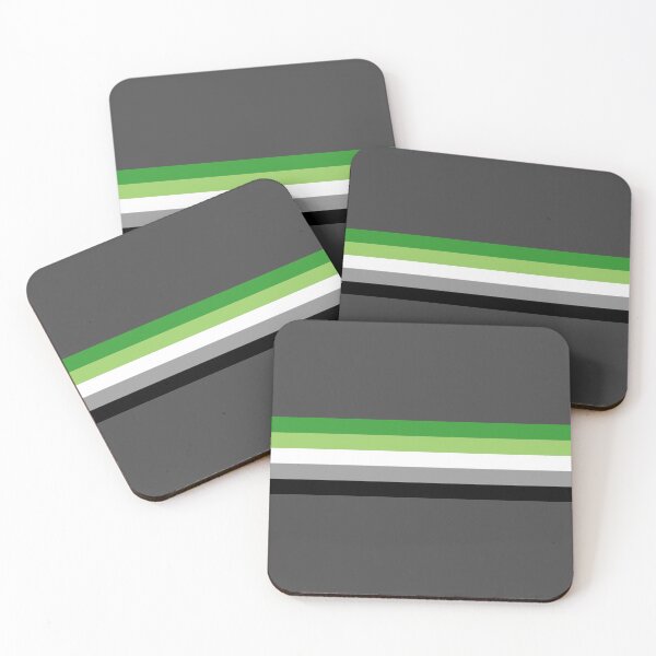 Item preview, Aromantic Pride Flag Horizontal Stripes designed and sold by sammi-ts.