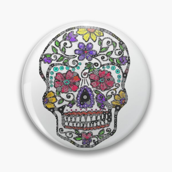 Item preview, Day of the Dead Sugar Skull designed and sold by GemmasGems.