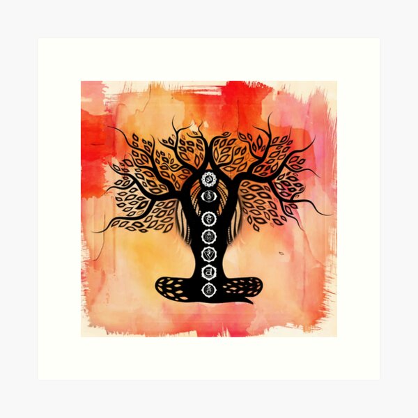 Item preview, Chakra Lady Tree designed and sold by serenaking.