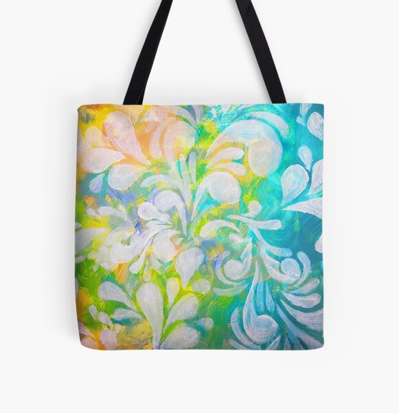 Happy Splash II by Jan Marvin All Over Print Tote Bag