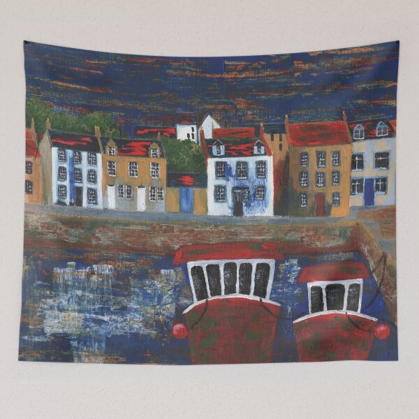 Item preview, East Neuk Harbour Scene 1 designed and sold by Jan Palmer.
