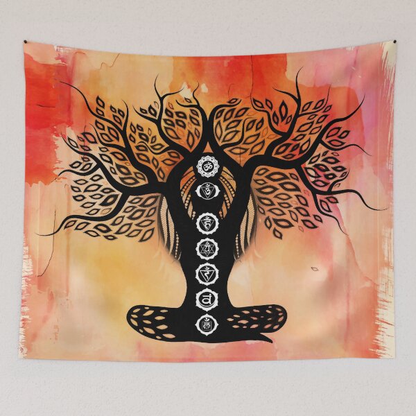Item preview, Chakra Lady Tree designed and sold by serenaking.