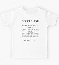 Don't Blink Kids Tee