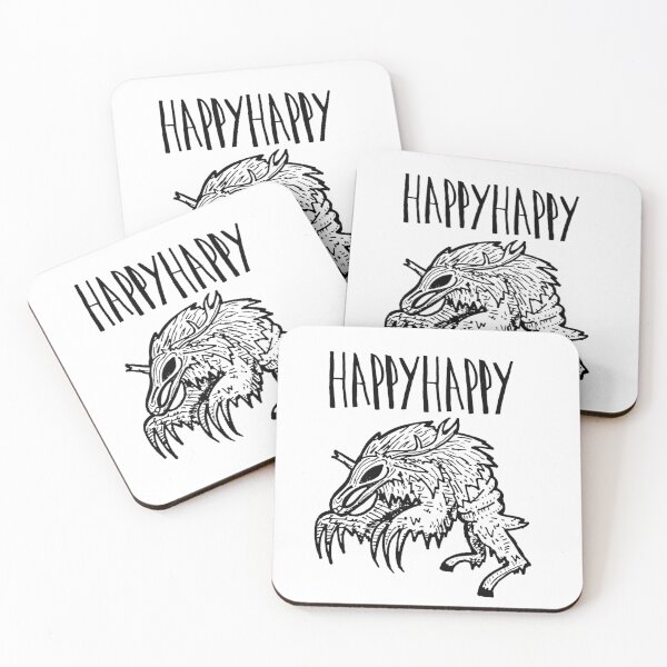 Item preview, HappyHappy Wendigo black designed and sold by HappyHappyBand.