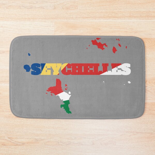 Item preview, Seychelles Map Flag designed and sold by marosharaf.