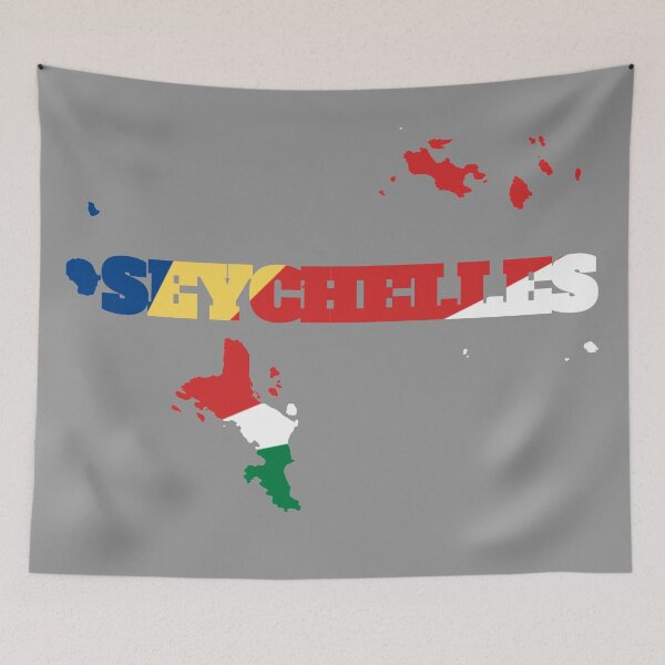 Item preview, Seychelles Map Flag designed and sold by marosharaf.