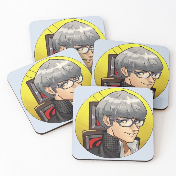 Item preview, Persona 4 -- Yu Icon (Glasses) designed and sold by JumboManMerch.