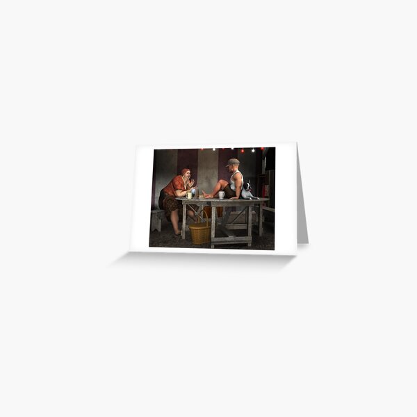 Between Shows Greeting Card