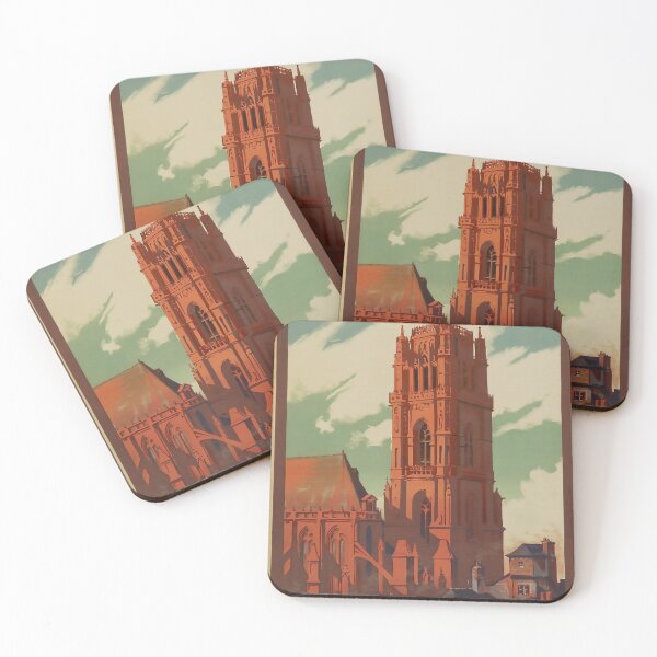 Item preview, Rodez vintage travel poster designed and sold by stickart-marek.
