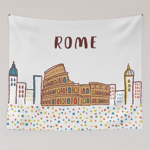Item preview, Rome Skyline Colosseum designed and sold by Luciana Lakowsky.