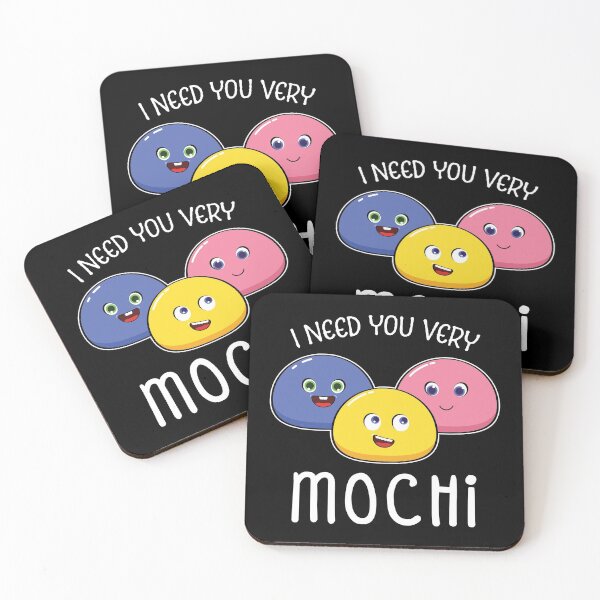 Item preview, Funny Japanese Food I Need You Very Mochi print designed and sold by jakehughes2015.