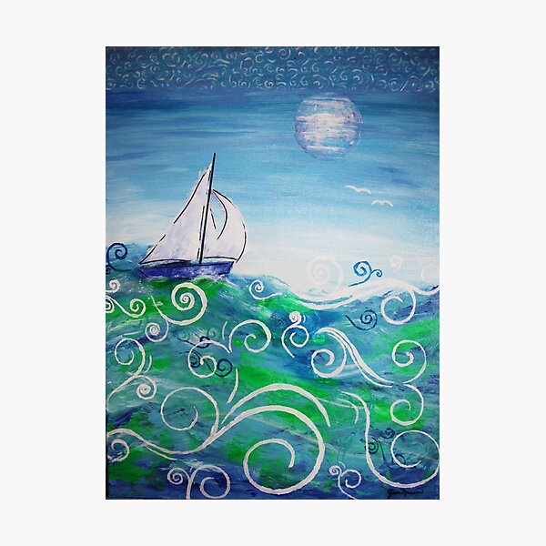 Sailing by Jan Marvin Photographic Print