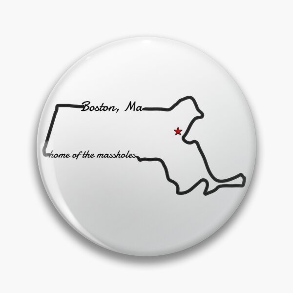 Item preview, Boston Massachusetts masshole sticker designed and sold by bellamarie803.