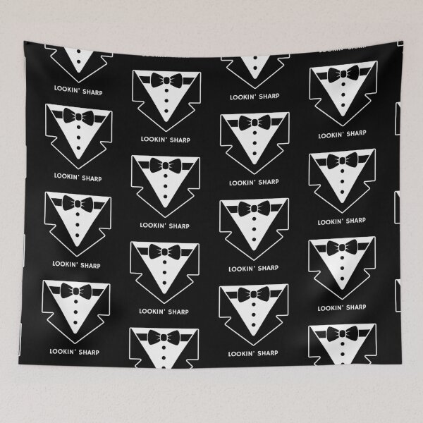 Item preview, Lookin' Sharp. Tuxedo Shirt design. Formal wear. Funny. designed and sold by shirtdan.