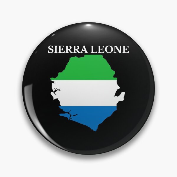 Item preview, Sierra Leone Map Flag designed and sold by marosharaf.