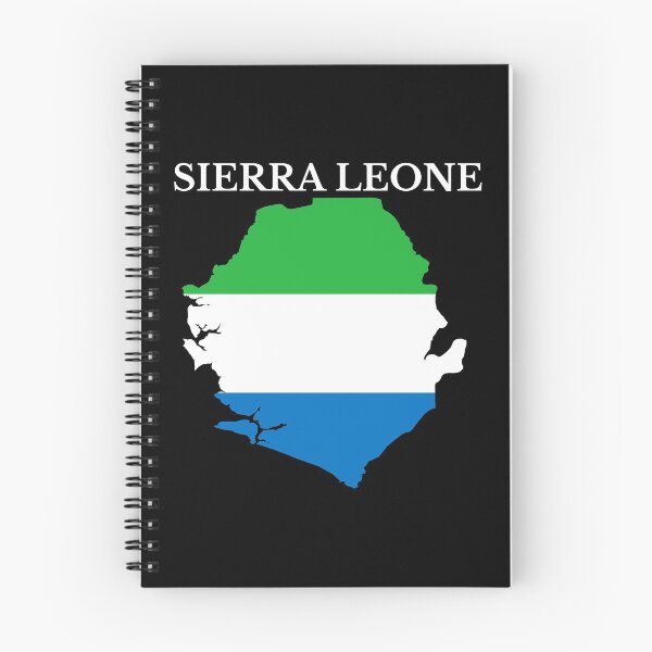 Item preview, Sierra Leone Map Flag designed and sold by marosharaf.